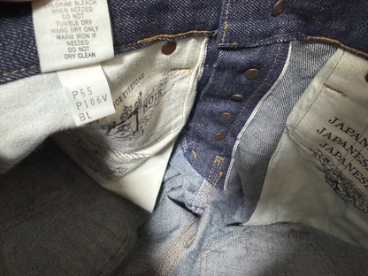Noir Denim Jeans with Distressing