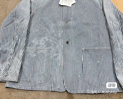 Visvim Coverall Hickory Dry Striped Jacket