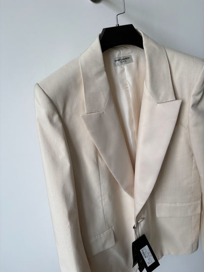 Saint Laurent Runway Padded Shoulder Blazer