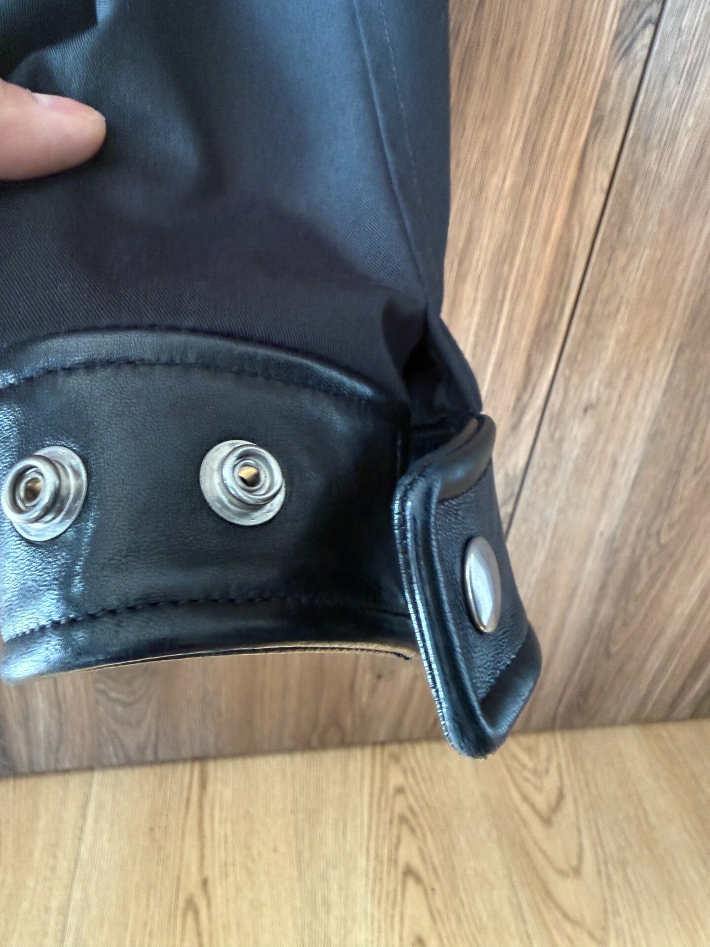 Saint Laurent Black Lambskin Leather Jacket
