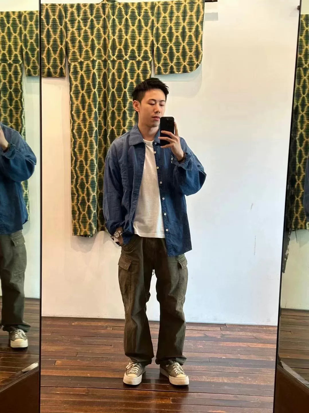 VISVIM 23SS PALMER SHIRT L/S DMGD