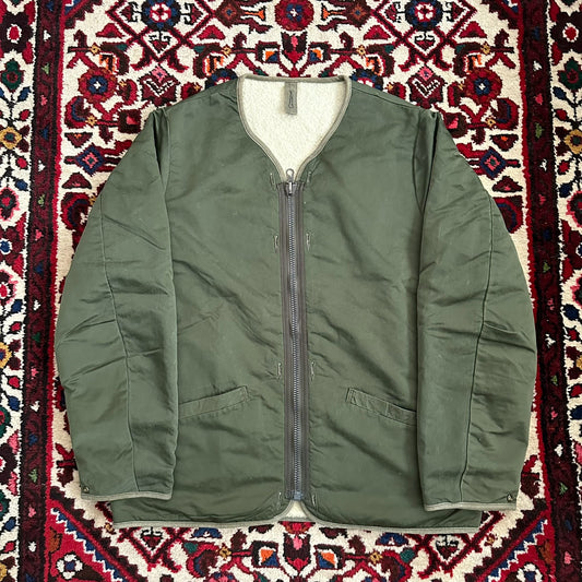 visvim iris liner jacket in green
