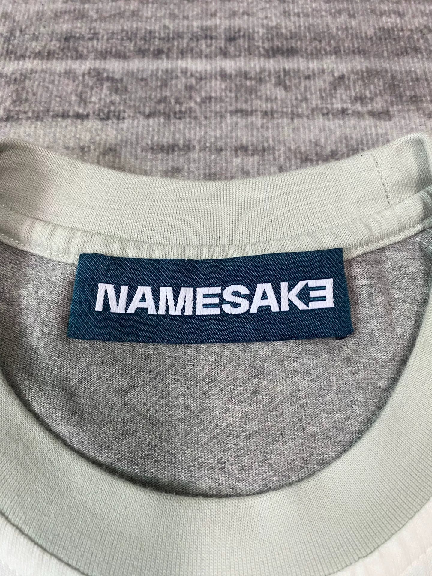 namesake color block basketball long sleeve tee