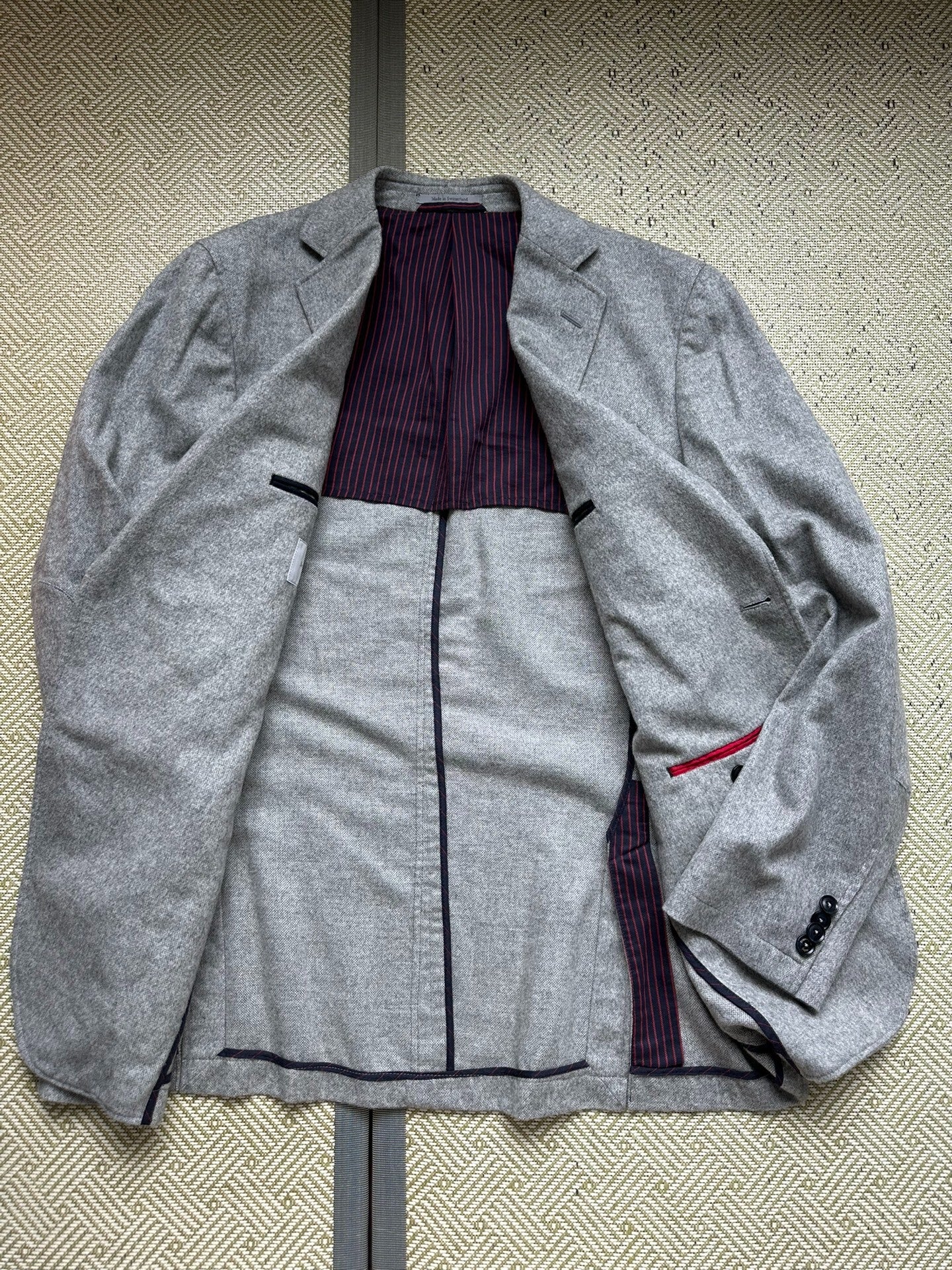 gray wool blazer by Ermenegildo Zegna