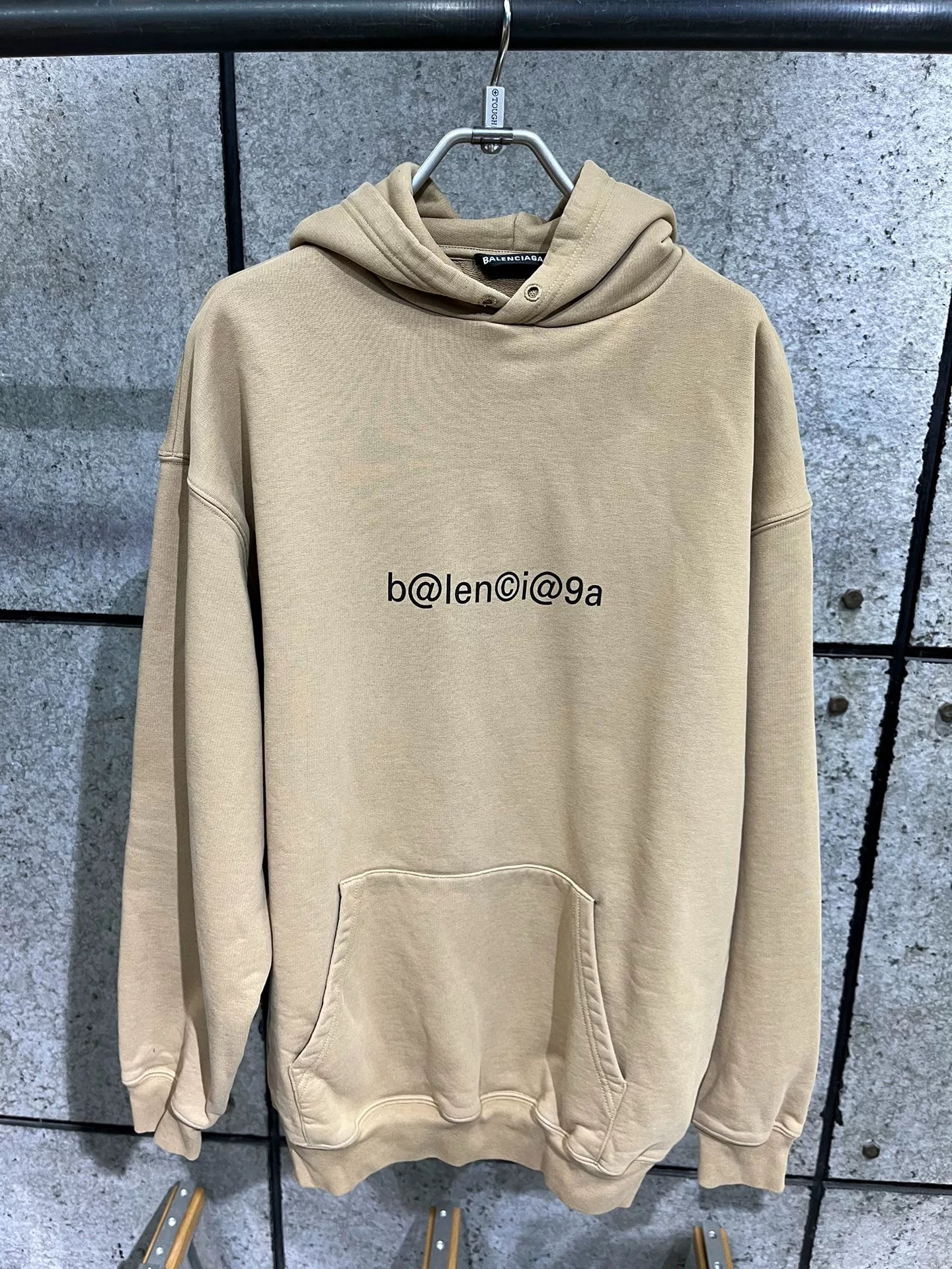 Balenciaga Beige Mailbox Hoodie S