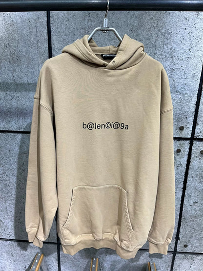 Balenciaga Beige Mailbox Hoodie S