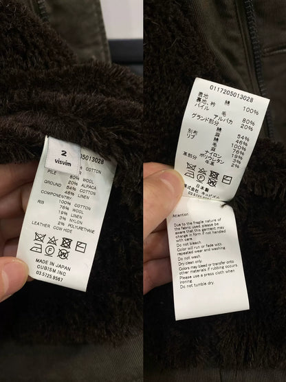 visvim deckhand G.Cords windbreaker jacket