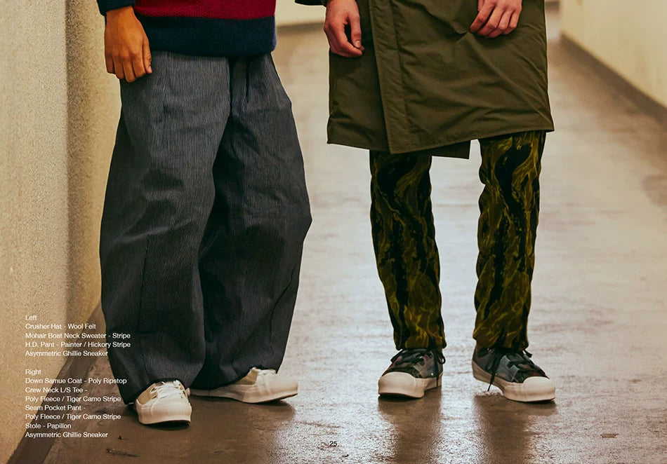 Needles Asymmetric Ghillie Tie Dye Sneaker