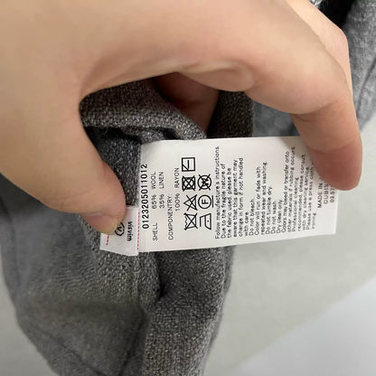 Visvim Gray Cuban Collar Button-Up Shirt