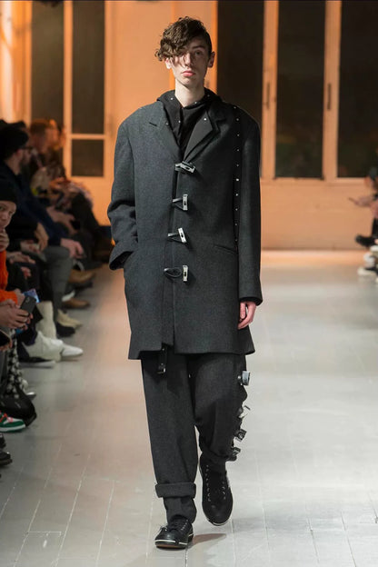 Yohji Yamamoto Silver Buckle Coat