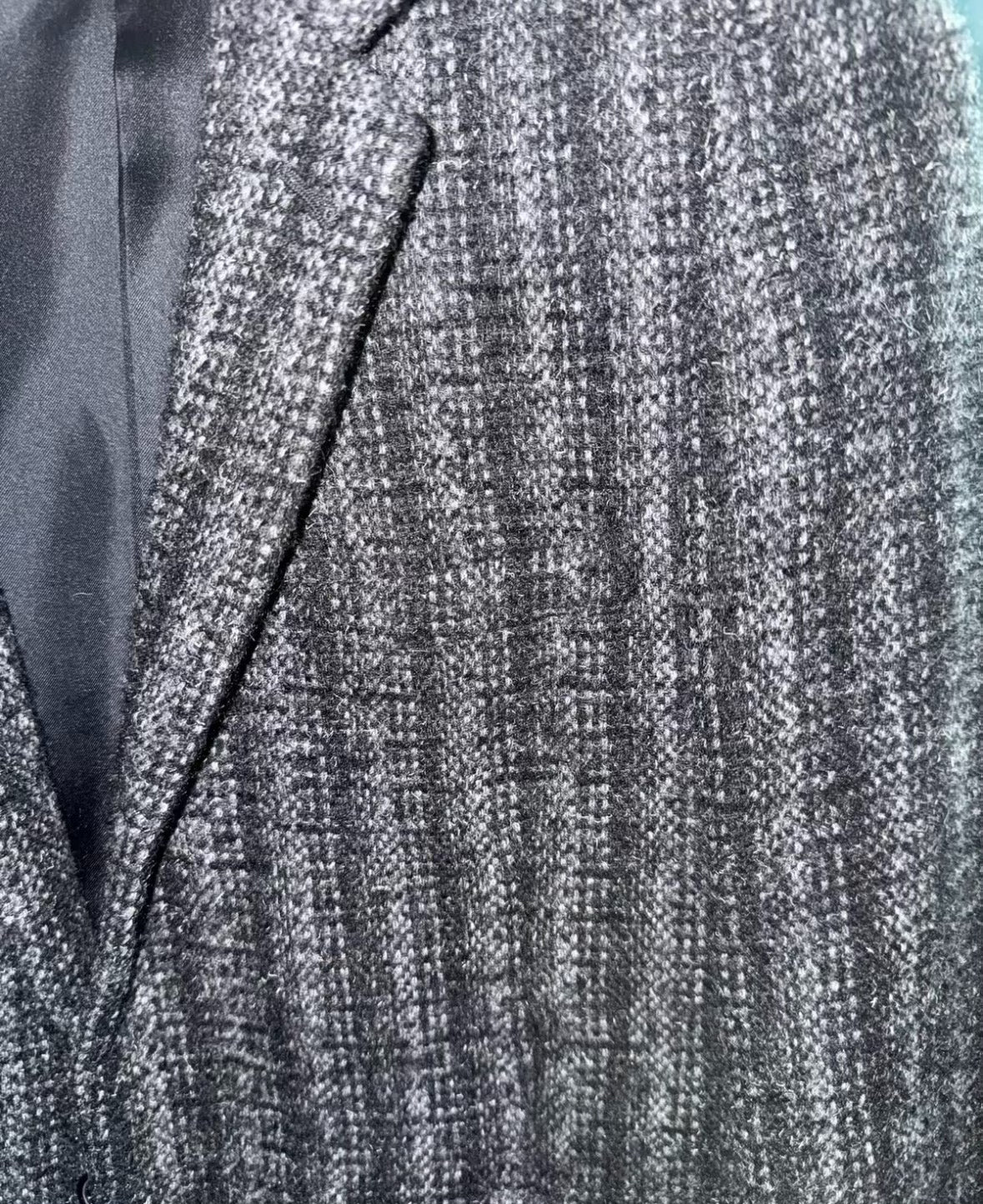 Saint Laurent 15FW Gray Pinstripe Wool Blazer