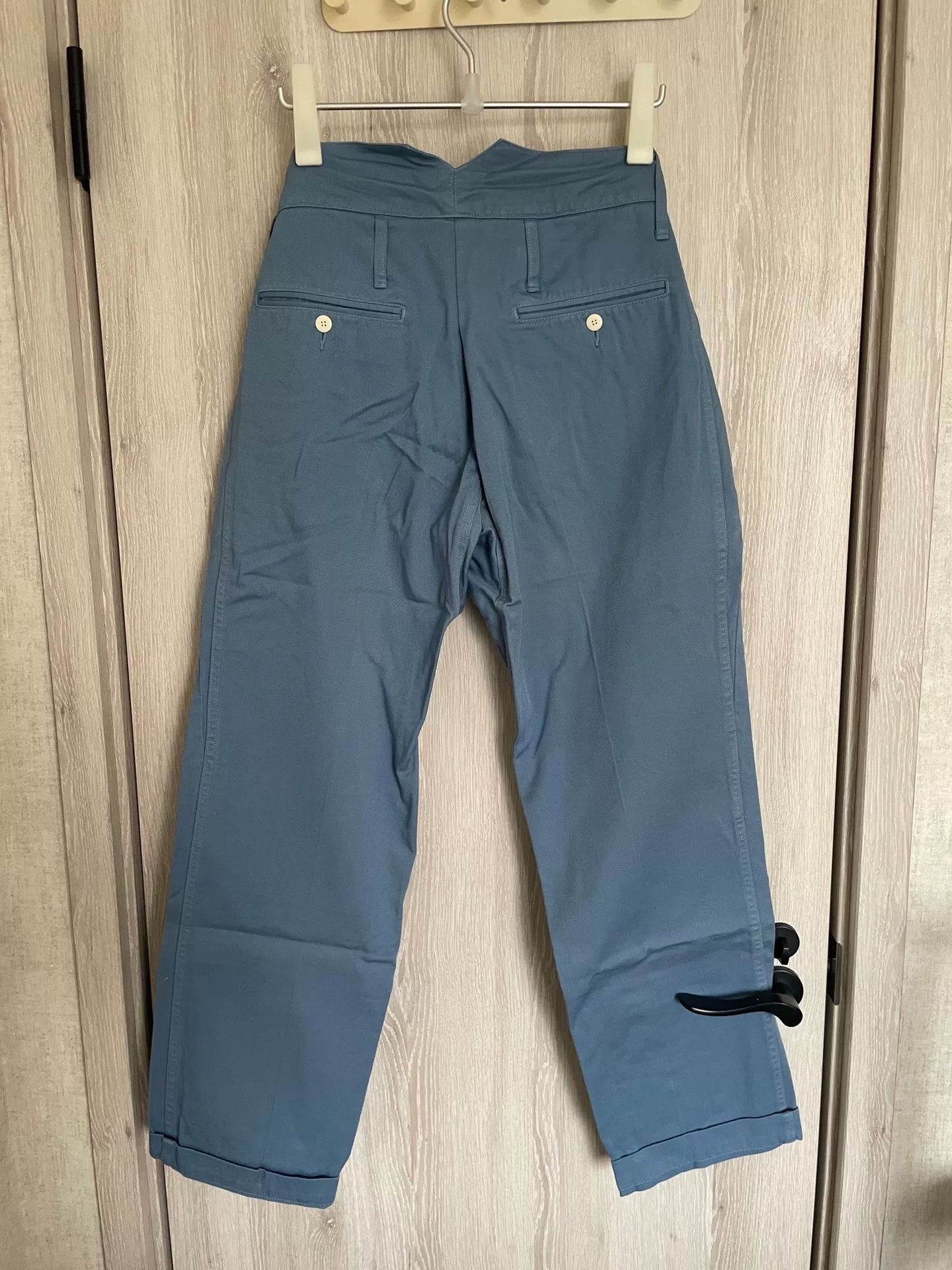 visvim HAKAMA Blue Cotton Pants