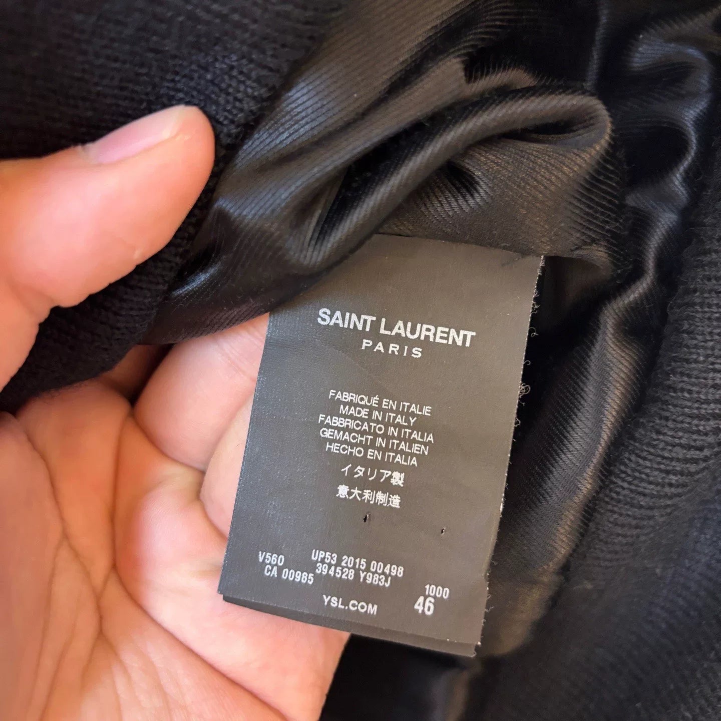 Saint Laurent Striped Bomber Jacket