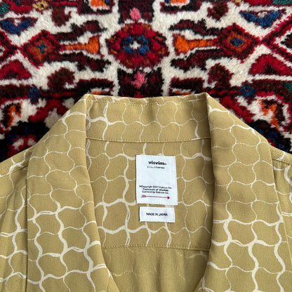 Visvim Free Edge Snake Print Short Sleeve Shirt