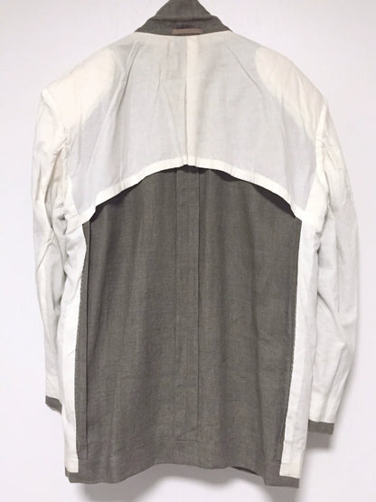 COMME des GARCONS Homme Green Linen Blazer