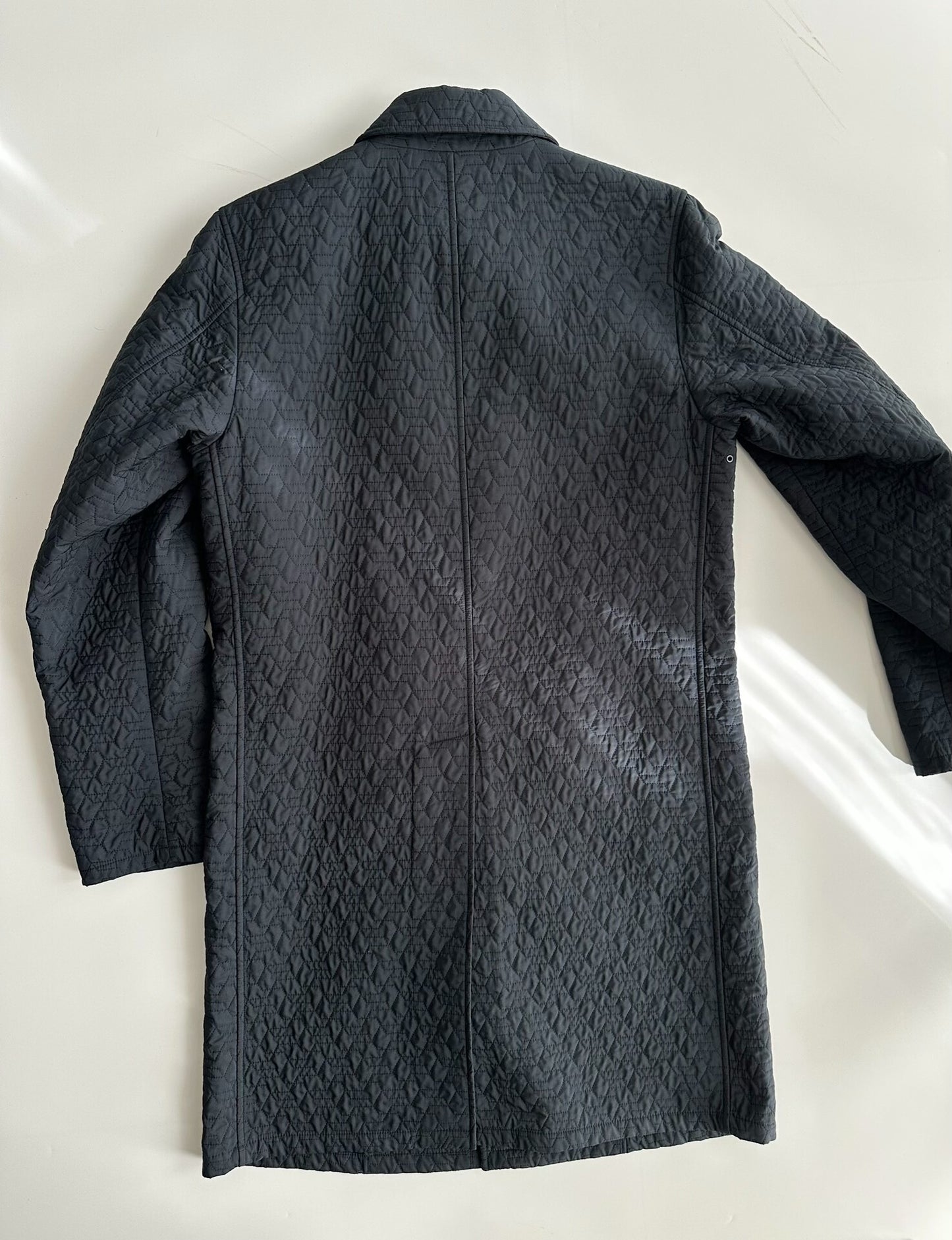 JIL SANDER RAF SIMONS Geometric Pattern Coat