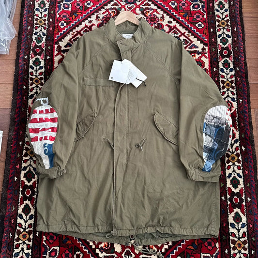 visvim six-five fishtail parka with tags