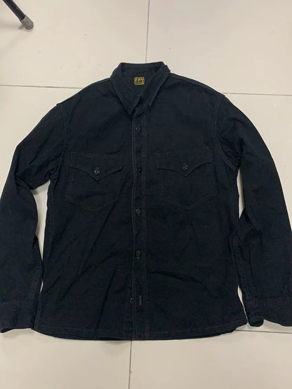 Freewheelers Black CPO Shirt Size 16
