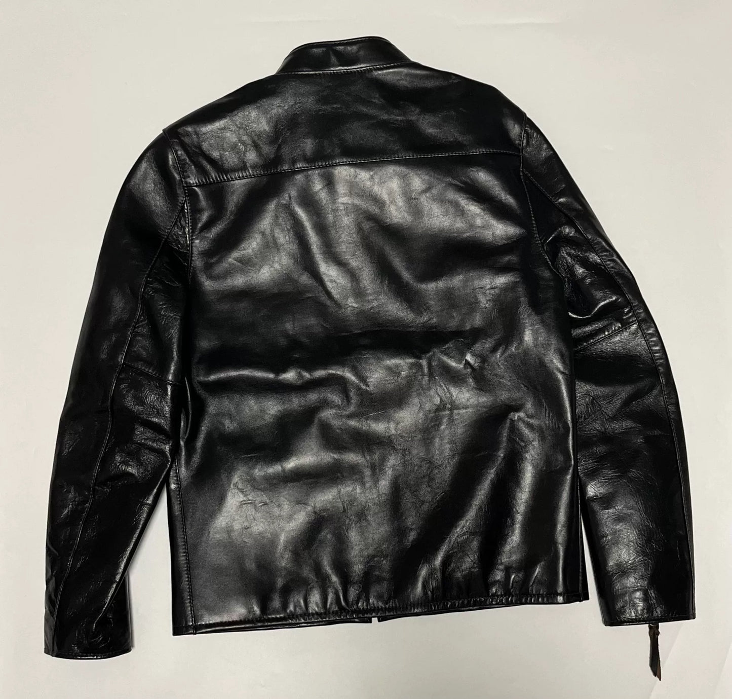 black leather jacket by Y'2 Leather