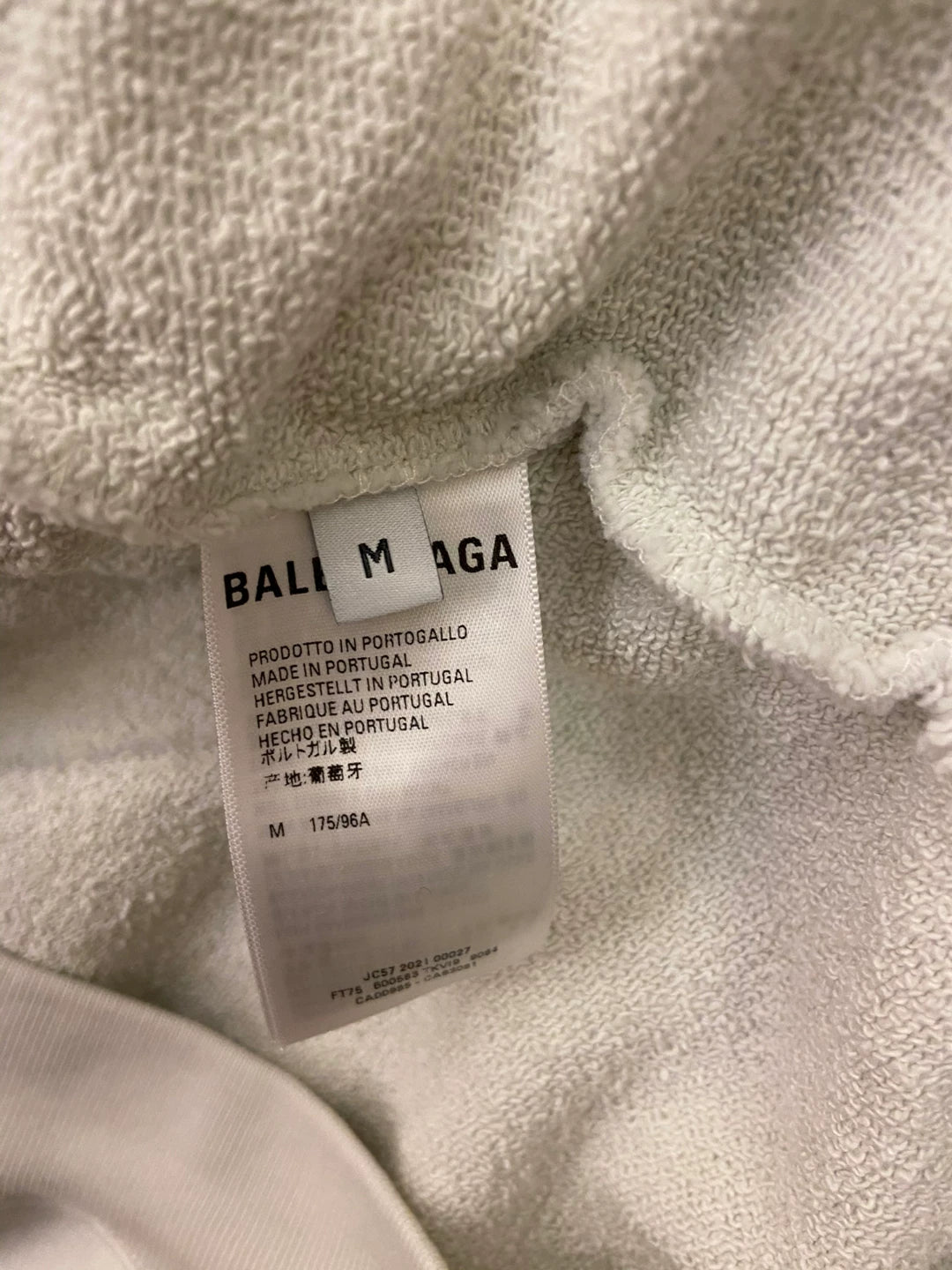 balenciaga political campaign white hoodie
