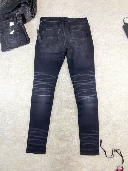 amiri leopard thrasher jean in size 34