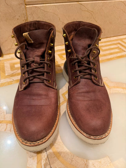 visvim virgil boots folk kngr dk brown