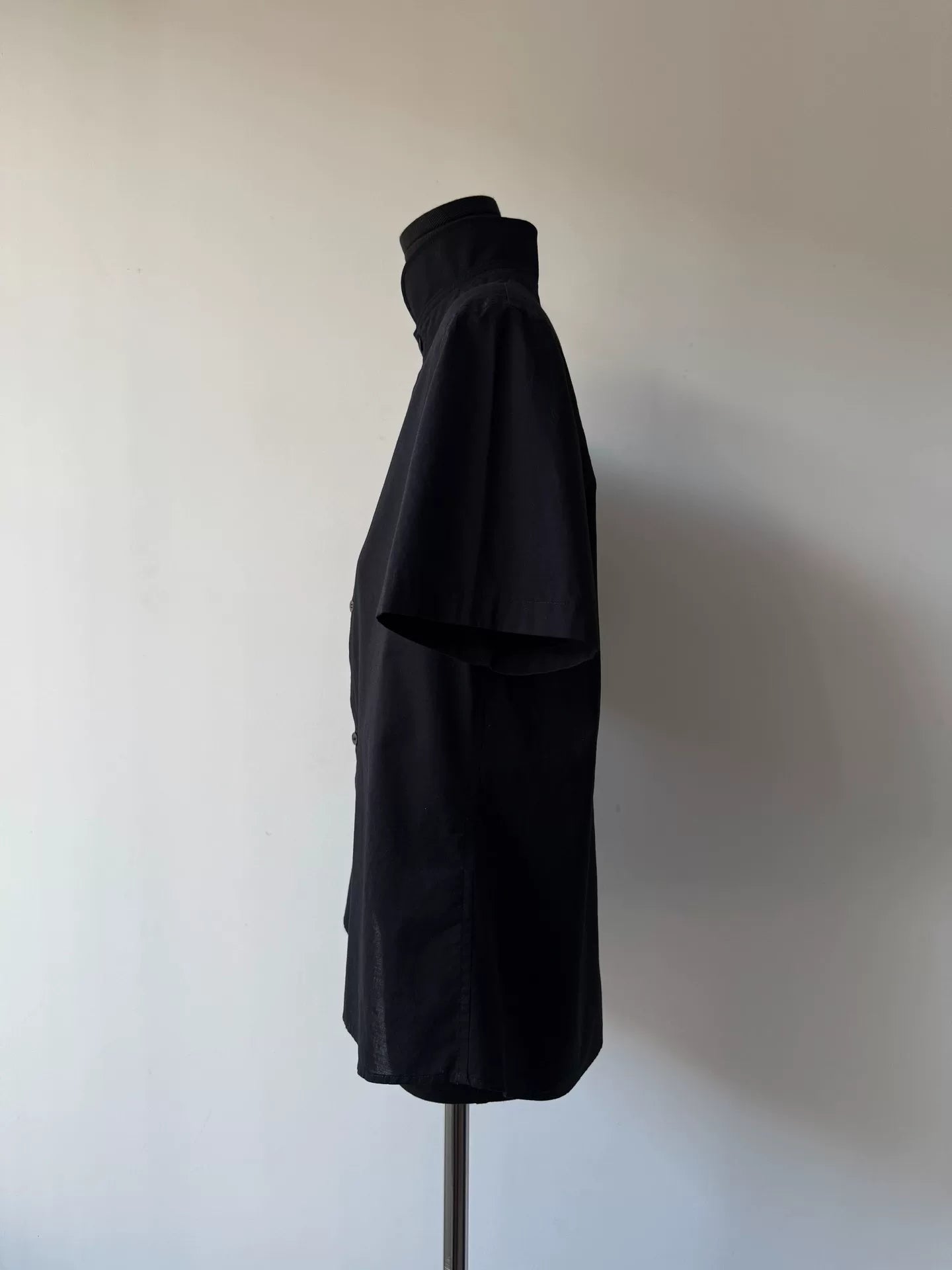yohji yamamoto y's black short sleeve shirt
