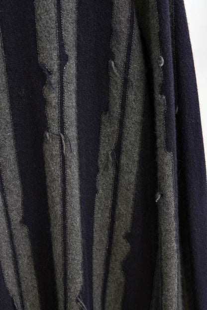 Ziggy Chen A/W 2016 Distressed Stripe Cashmere Sweater