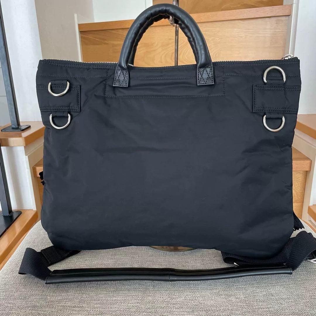 Yohji Yamamoto x Porter Black Shoulder Bag