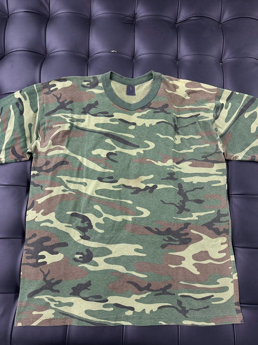vintage Camouflage Short Sleeve Tee 1990s