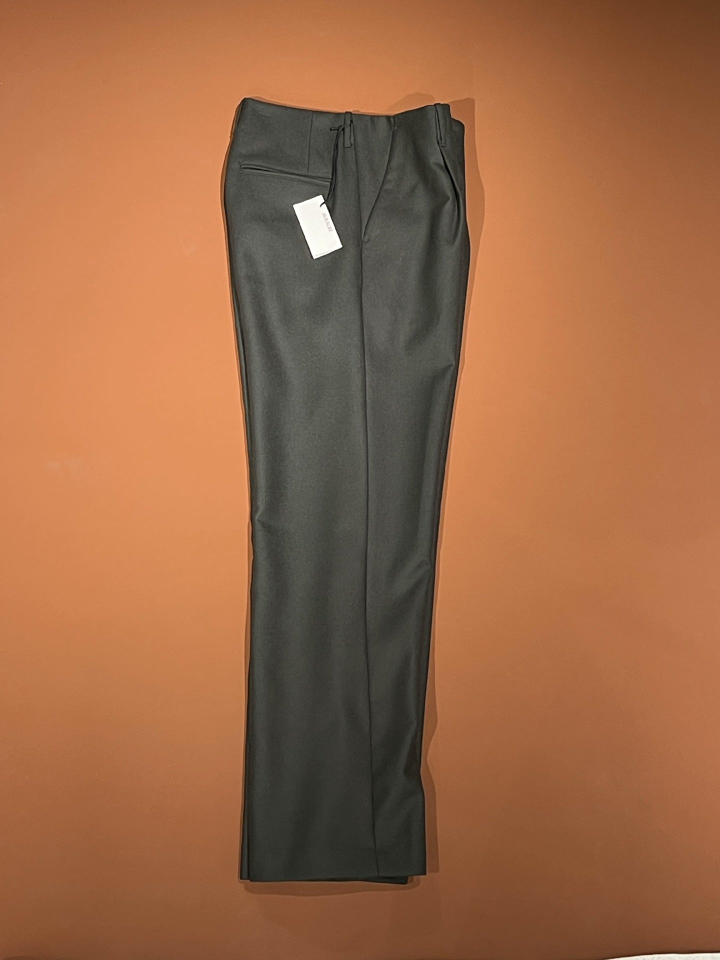 AURALEE Japanese Olive Green Wool Pants
