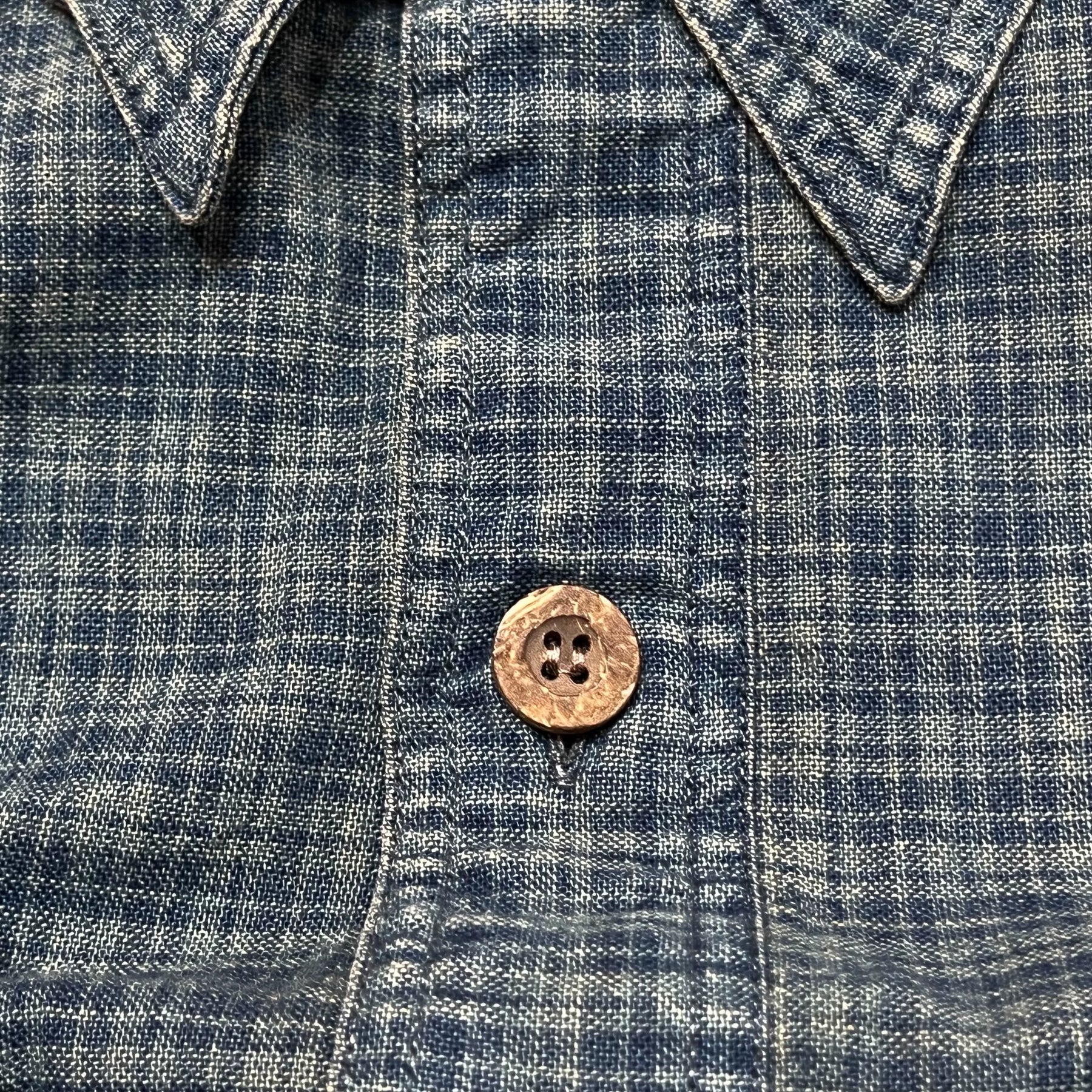 RRL Indigo Check Shirt