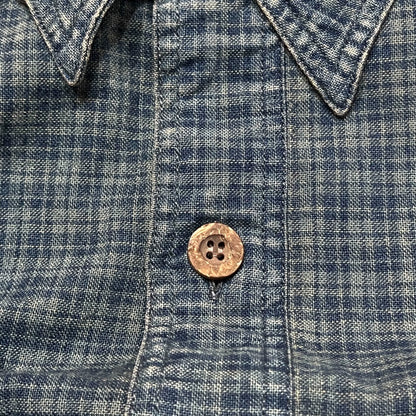 RRL Indigo Check Shirt