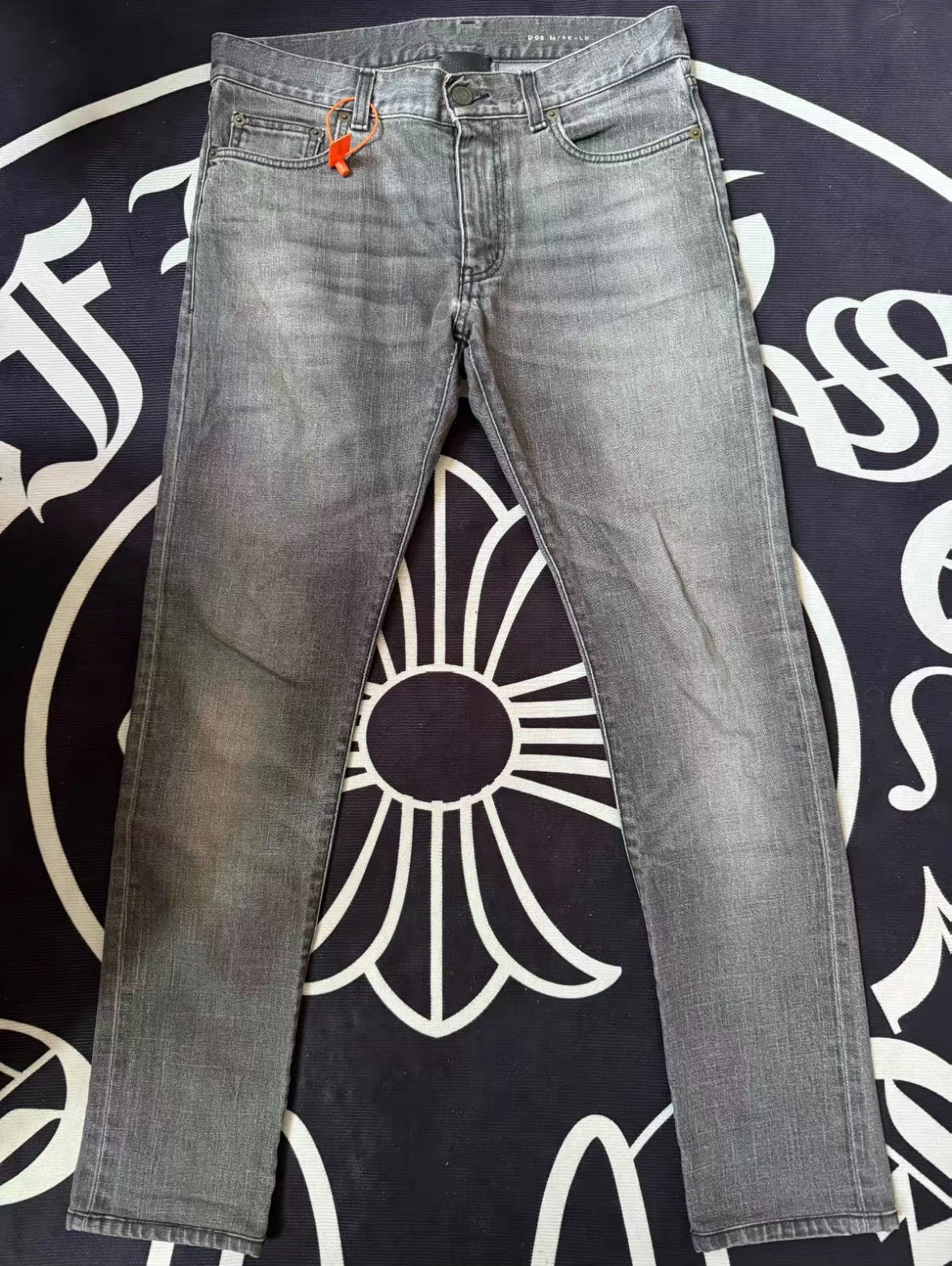 Saint Laurent 13SS Gray Basic Jeans