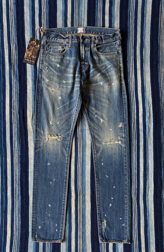 vintage washed denim jeans by prps noir