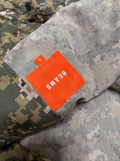 camo military style oversized jacket