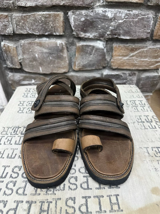 Julius Zipper Strap Sandals