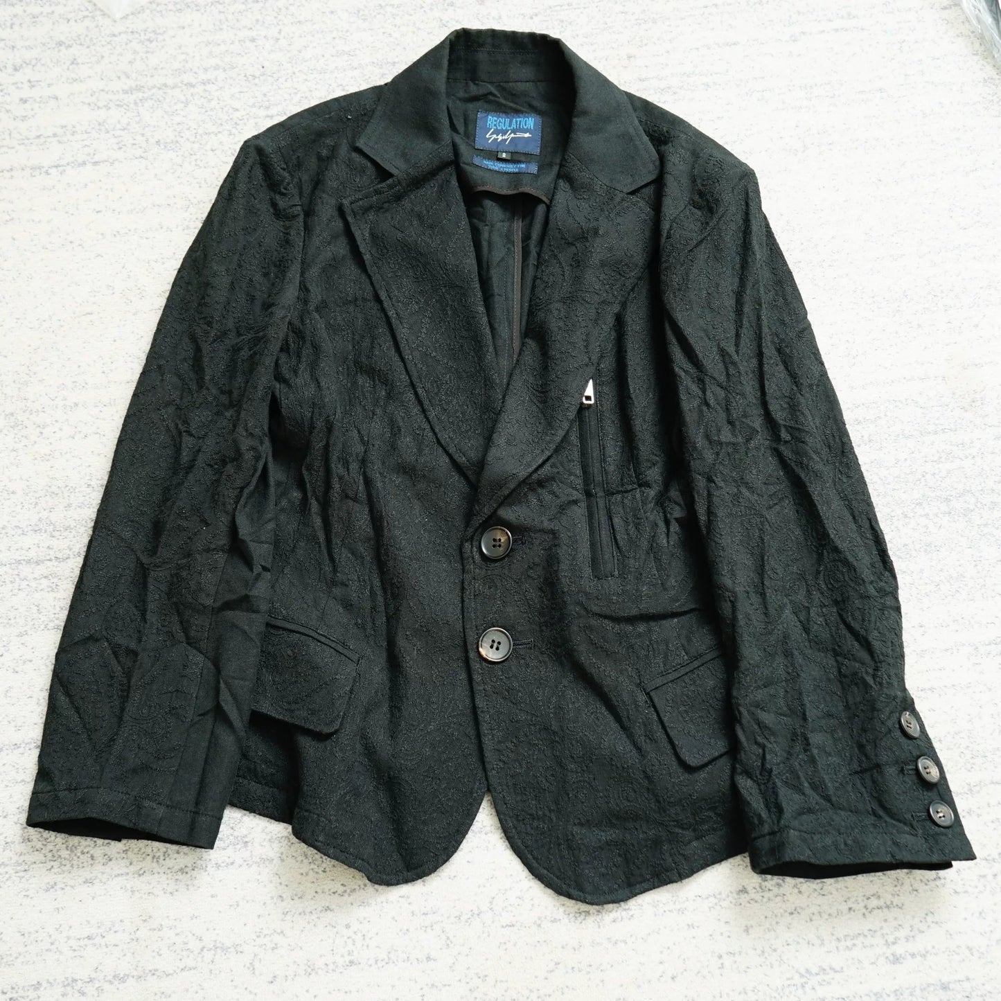 Yohji Yamamoto Jacquard Blazer
