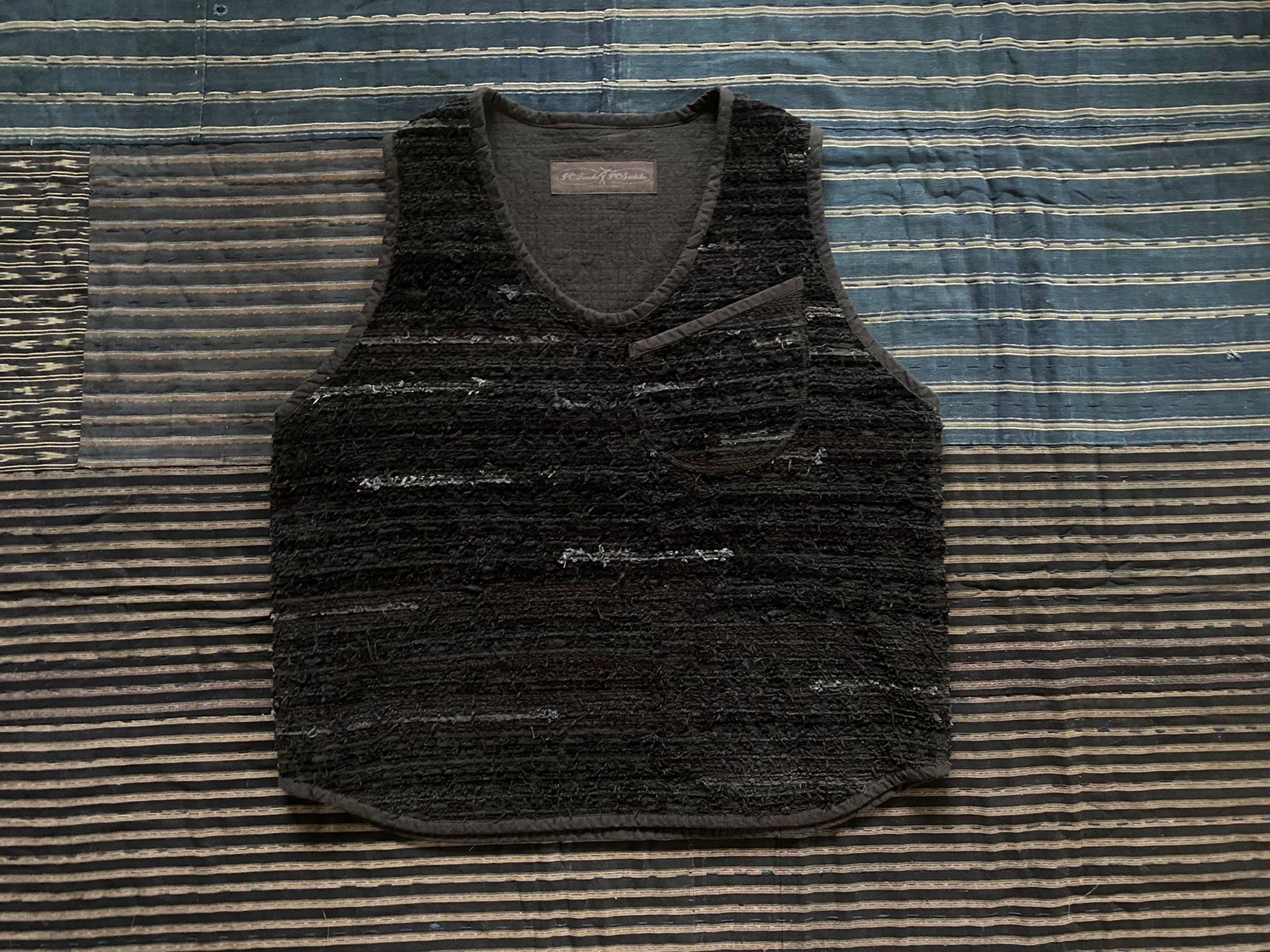 handmade patchwork vest by porter classic