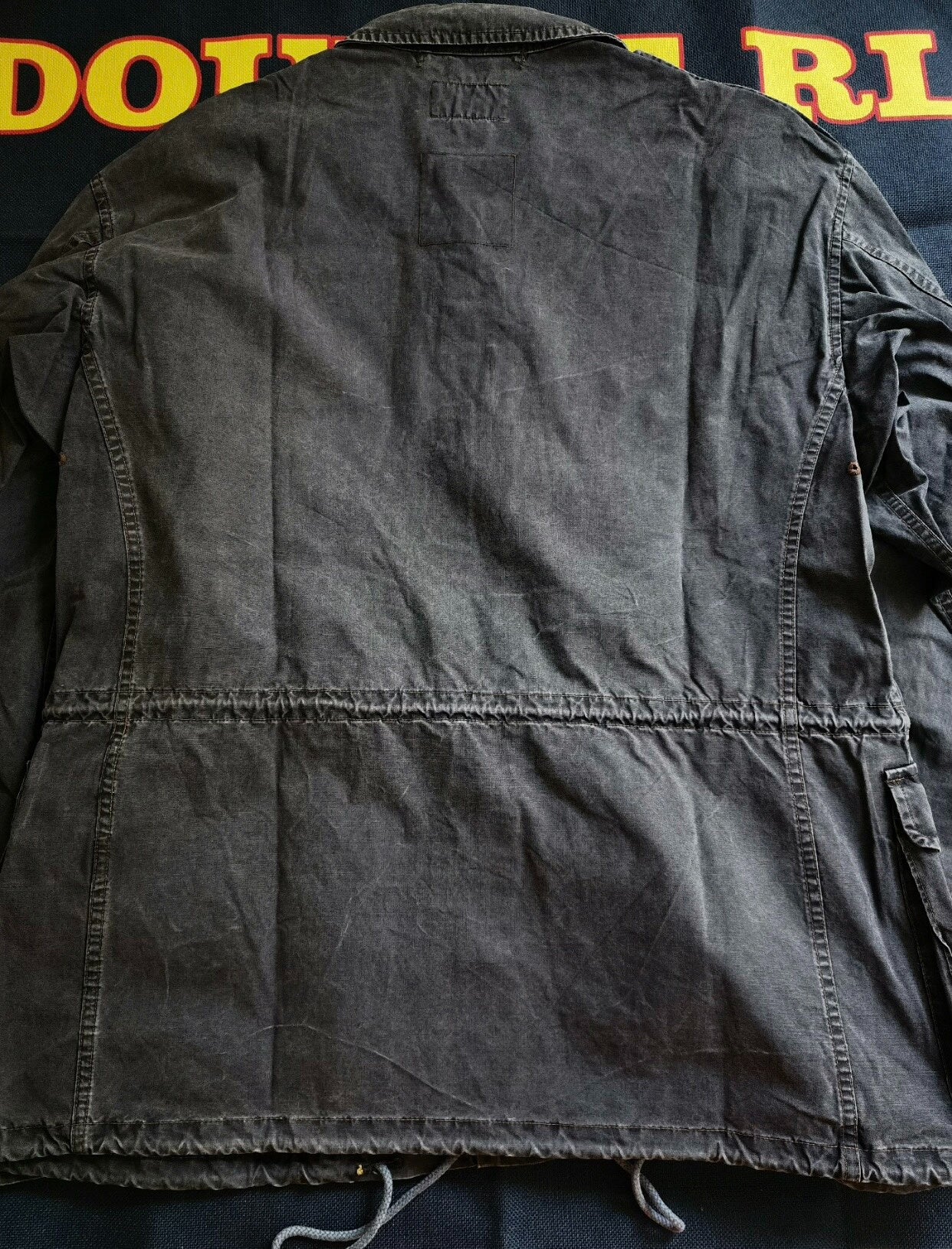classic military style parka jacket
