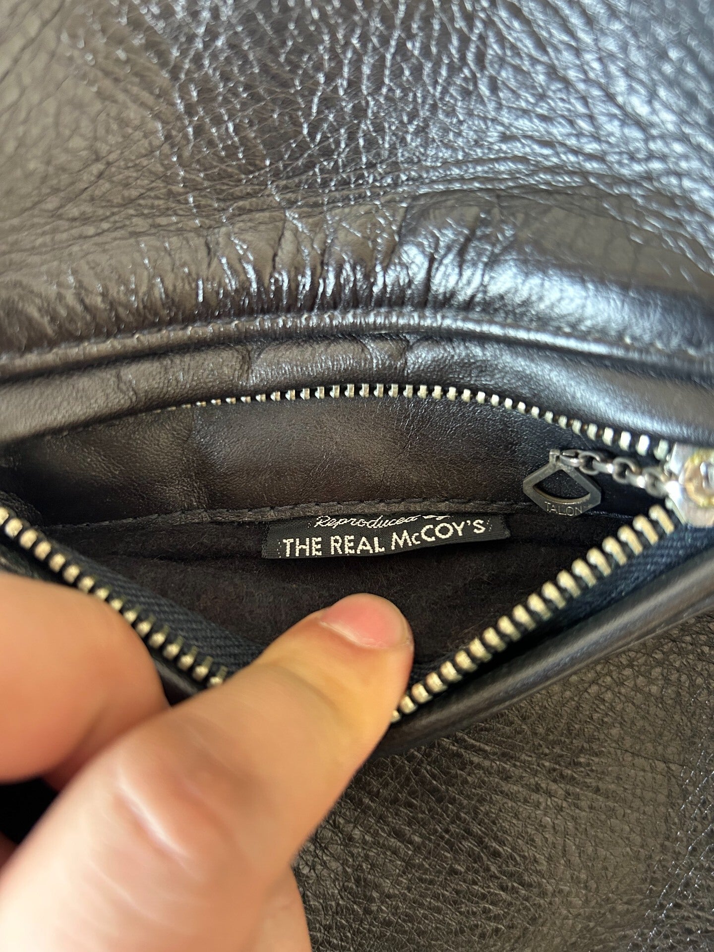 real mccoy BUCO J100 leather jacket size 38