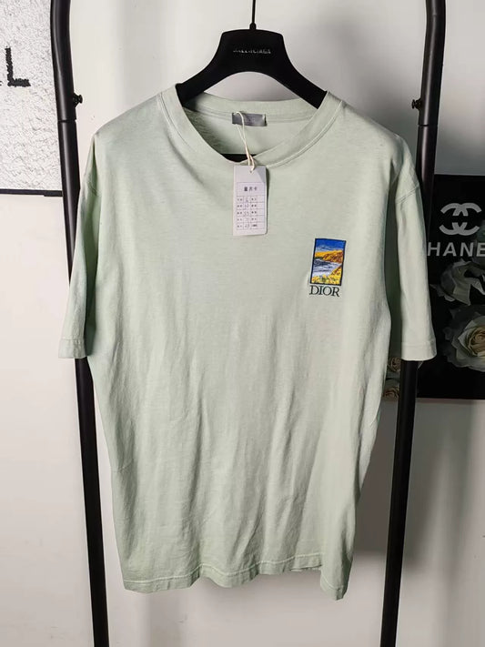 Dior Embroidered Logo Short Sleeve Shirt