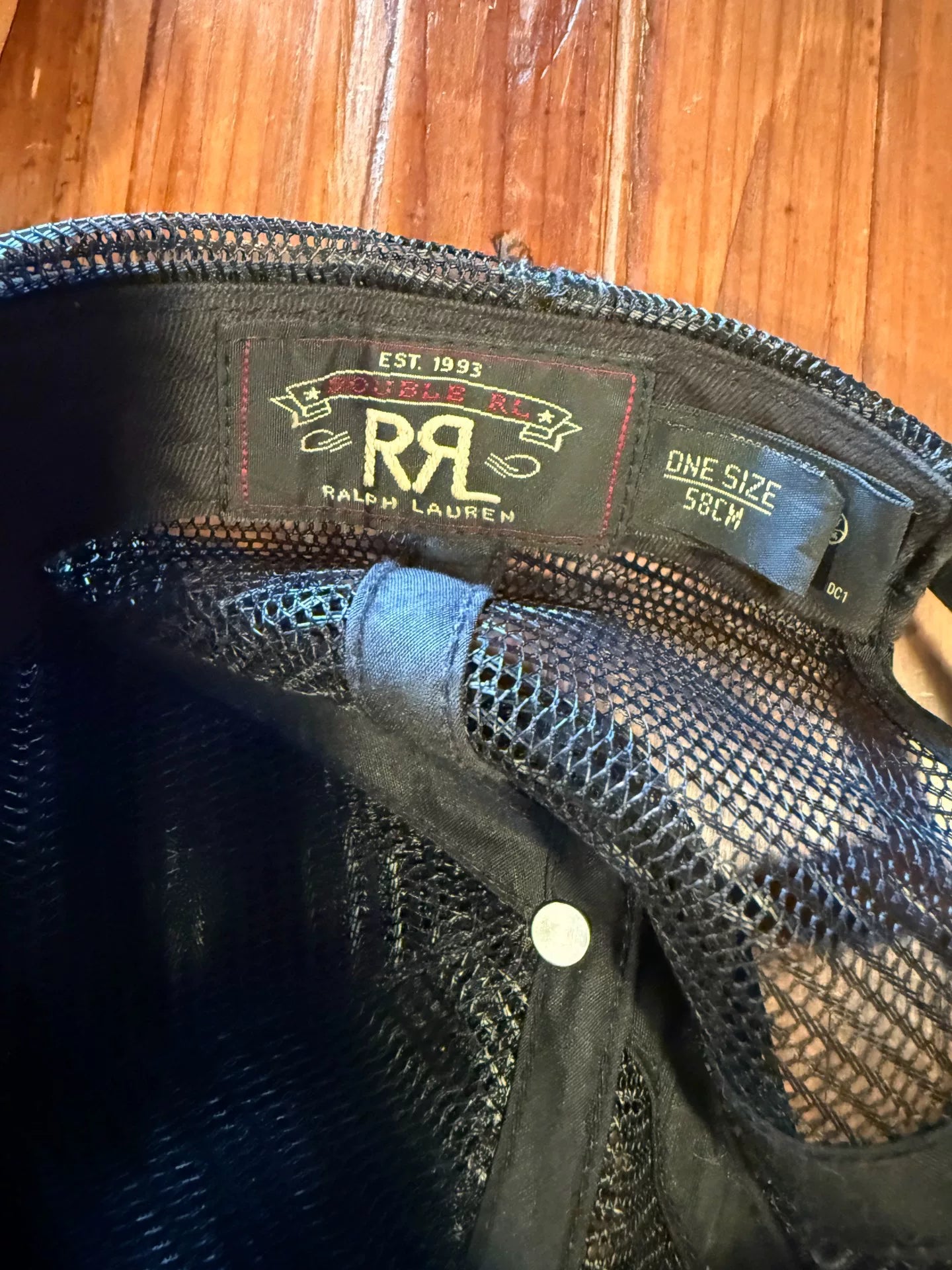 RRL Harris Mesh Cap