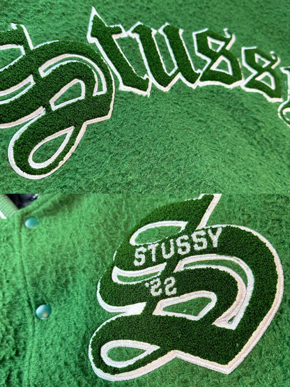 stussy fw22 casentino wool varsity jacket
