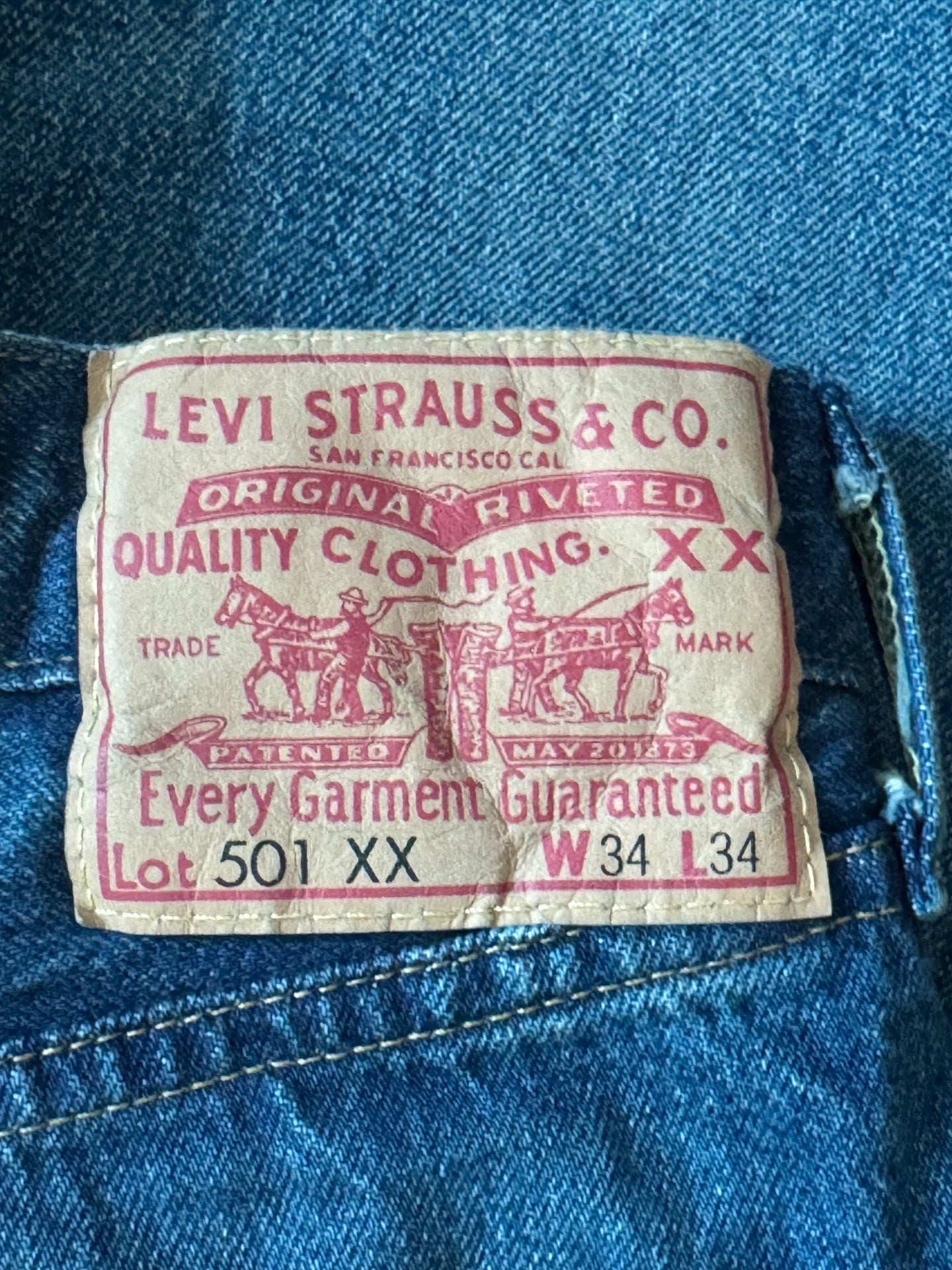 Levi's LVC 1955 50155 Washed Jeans