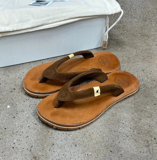 Visvim Spot Lama Sandal Brown