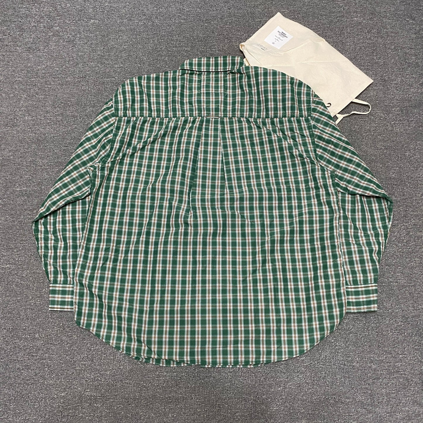 MADNESS 24SS Made in Japan Washed Plaid Shirt