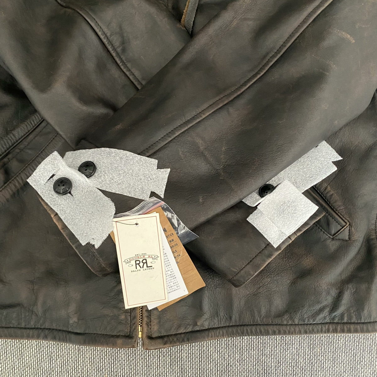 Ralph Lauren RRL 1930s Leather Moto Jacket