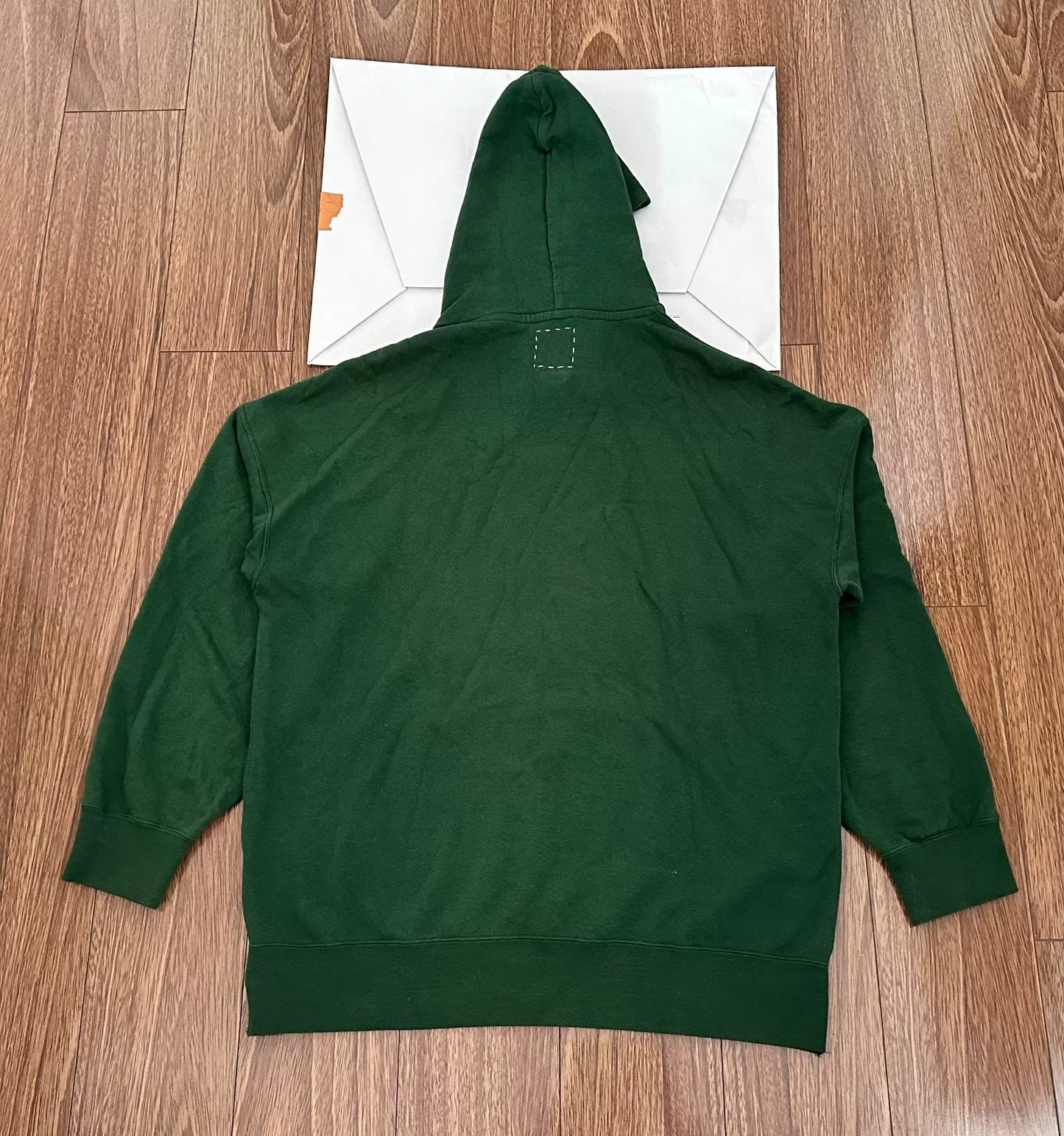 visvim 18ss jumbo hoodie in green