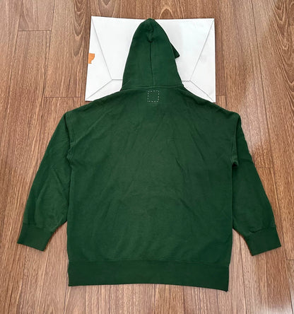 visvim 18ss jumbo hoodie in green
